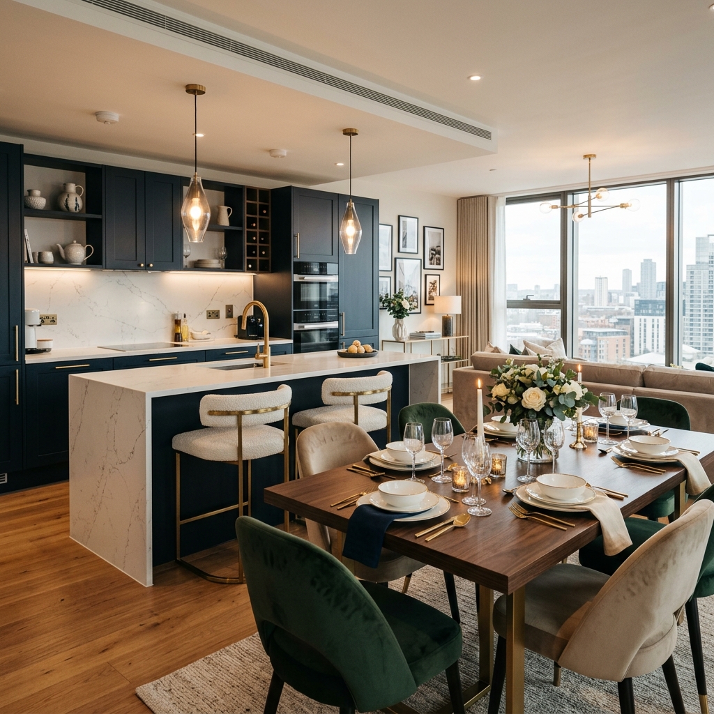 Interior staging that increases rental value